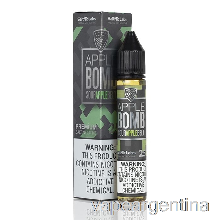 Bomba De Manzana - E-líquido Vgod - 60ml 0mg Vape Argentina